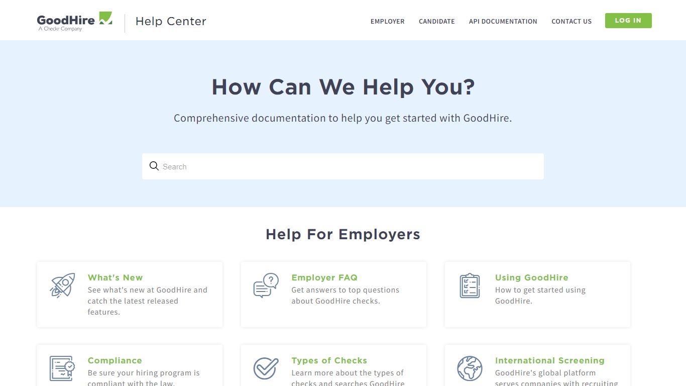 GoodHire Help Center
